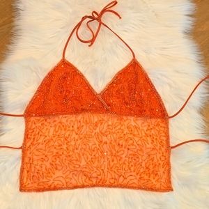 NWOT Beaded top